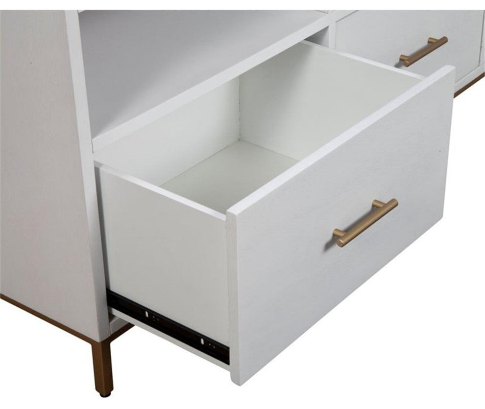 Madelyn TV Console, White
