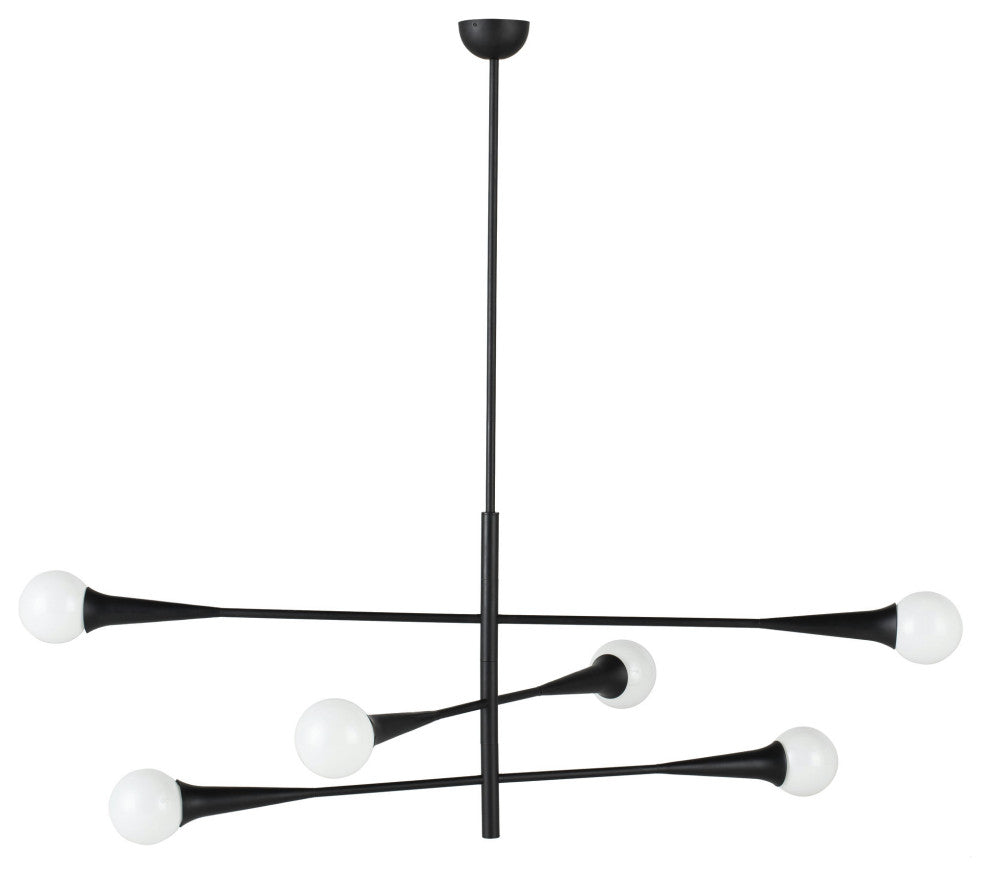 Orion 3 Black Metal Pendant Lighting