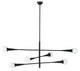 Orion 3 Black Metal Pendant Lighting
