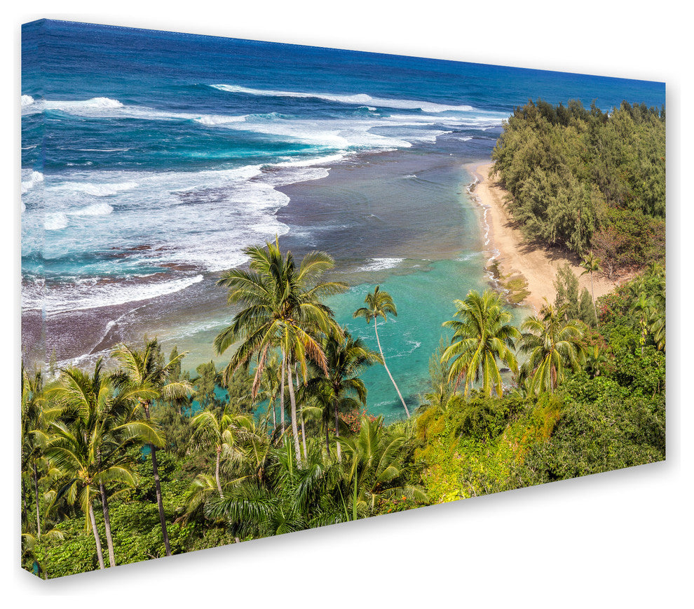 Pierre Leclerc 'Tropical Paradise' Canvas Art, 24x16