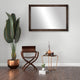 Meade Framed Wall Mirror, Ebony Bronze, 28"x24"