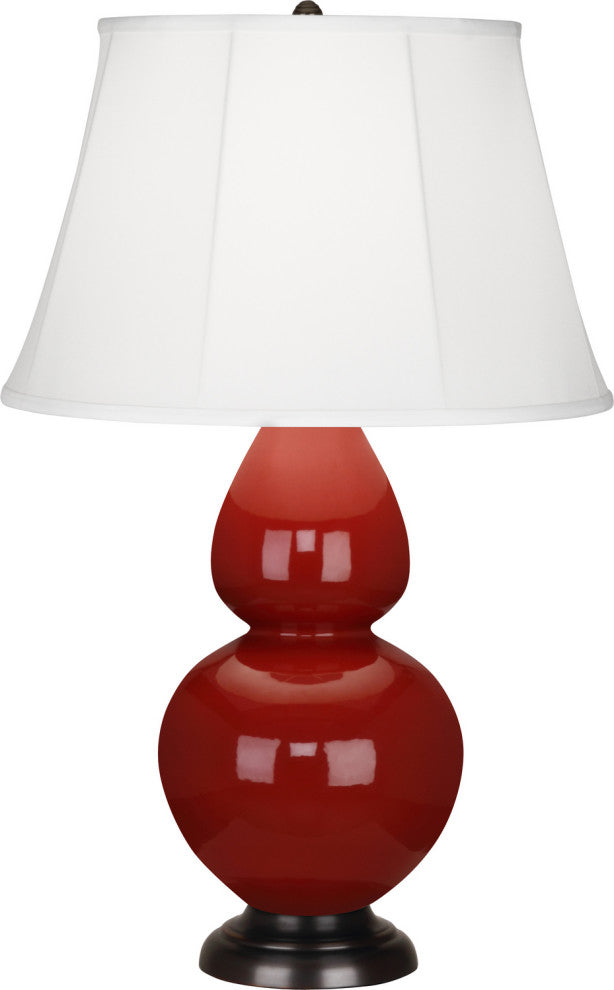 Robert Abbey RA-1647 1-Light Table Lamp, Double Gourd