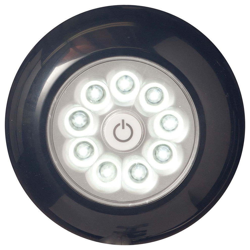 Fulcrum 30015-303 Light-It 9-LED Anywhere Tap Wireless Light, Black, 100000 hr
