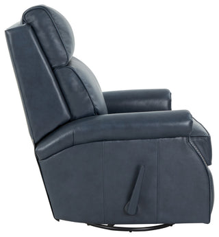 Crews Swivel Glider Recliner, Barone Navy Blue