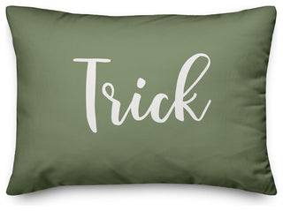 Trick Lumbar Pillow, Green, 14"x20"