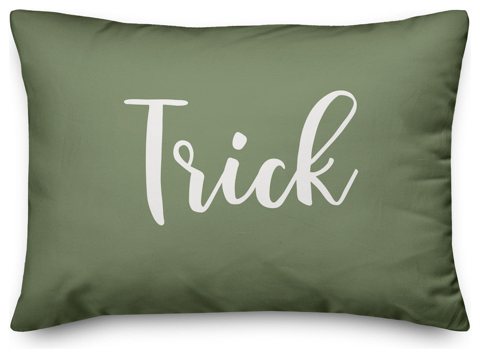 Trick Lumbar Pillow, Green, 14"x20"