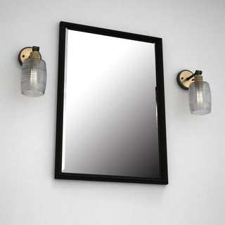 Light Vanity Light, Black, Antique Brass, 1 Light