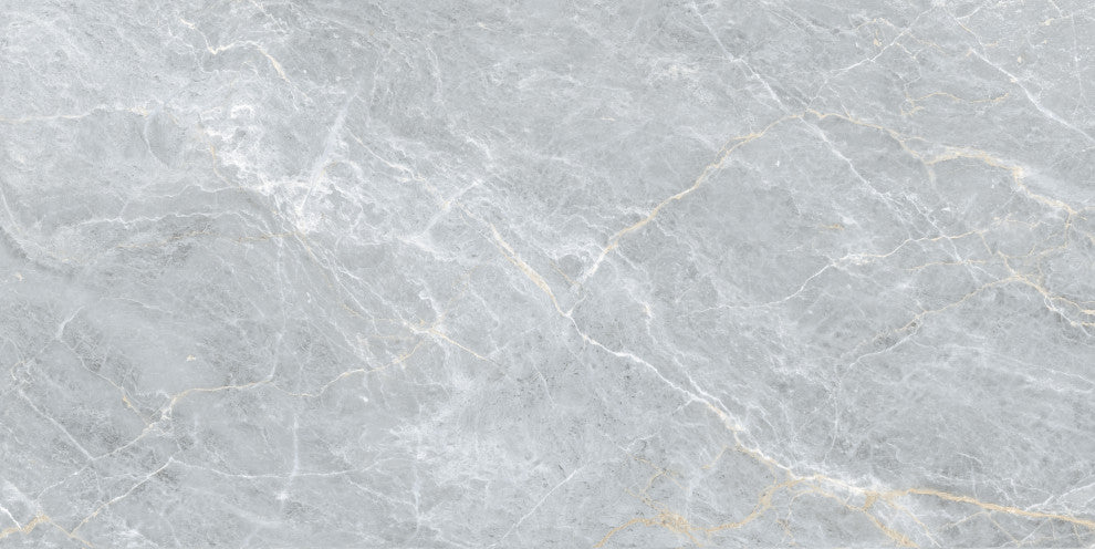 24x48 Marmo Grigio Marble Look High Glossy Wall and Floor Tile