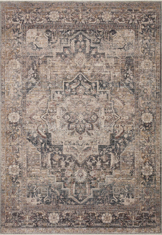 Loloi Lyra Area Rug, Denim / Sand, 2'-7" X 8'-0"