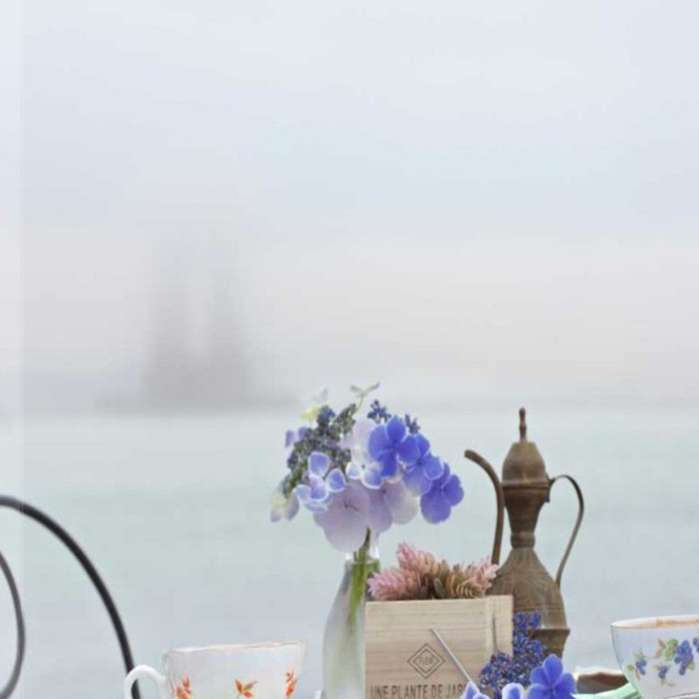 Up Close Tea Party For Two 4 Giclee Wrap Canvas Wall Art