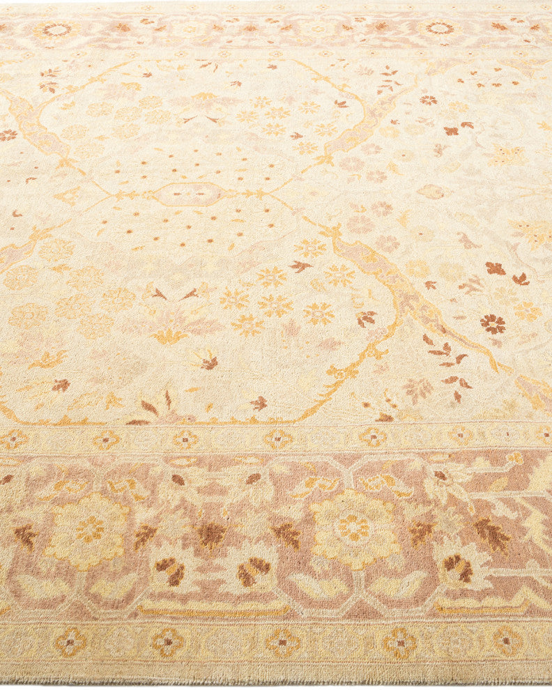 Mogul, One-of-a-Kind Hand-Knotted Area Rug Ivory, 6'2"x12'3"
