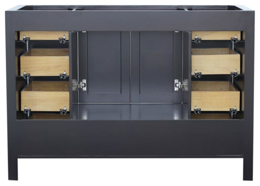 Ariel Cambridge 48" Single Sink Base Cabinet, Espresso