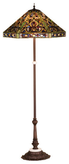 Meyda lighting 31116 63"H Tiffany Elizabethan Floor Lamp.602