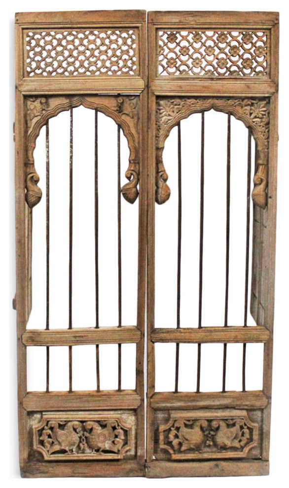 Consigned Architectural Indian Window Facade