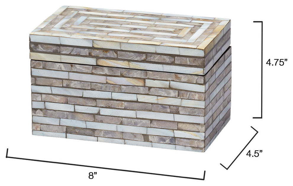 Roosevelt Box Grey, Small