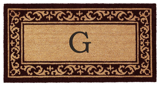 Kendall Monogram Doormat, 3'x6', G