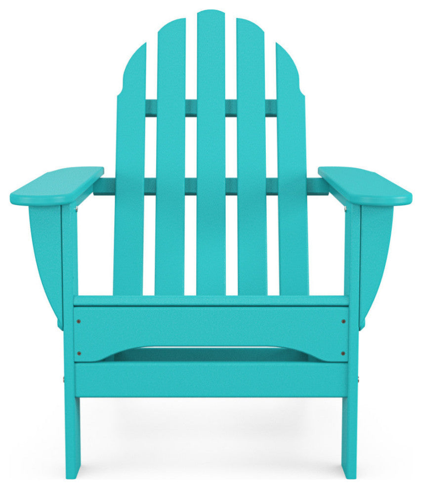 Polywood Classic Folding Adirondack Chair, Aruba