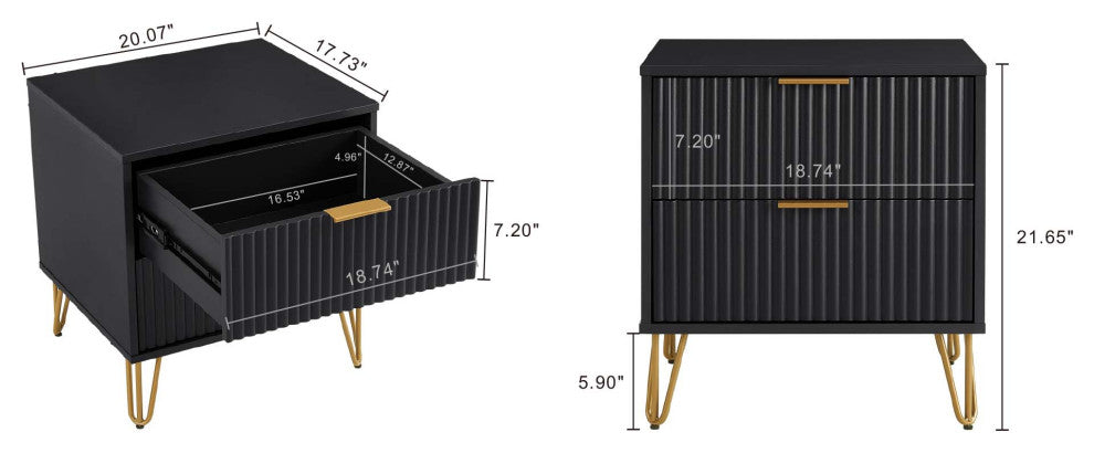 Manhattan Comfort DUMBO Nightstand