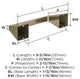 Amerock Blackrock Contemporary Pivoting Double Post Toilet Paper Holder, Golden