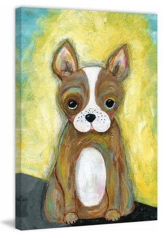 "Rocky" Painting Print on Wrapped Canvas, 16"x24"