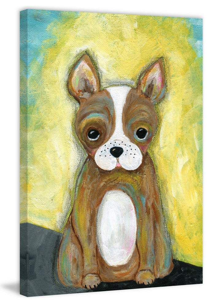 "Rocky" Painting Print on Wrapped Canvas, 16"x24"