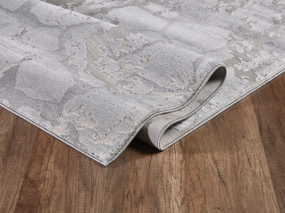 Abani Nova NOV100A Grey Stone Area Rug