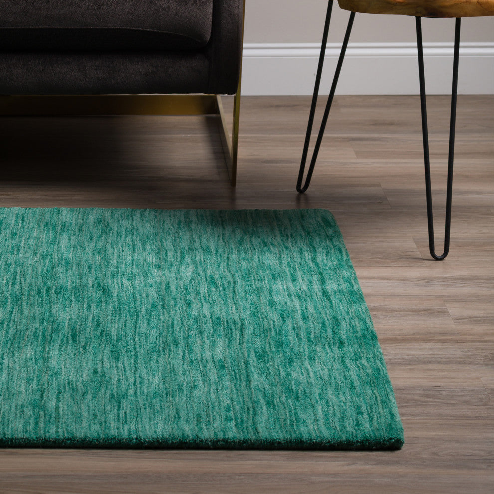 Rafia RF100 Emerald 4' x 4' Round Rug