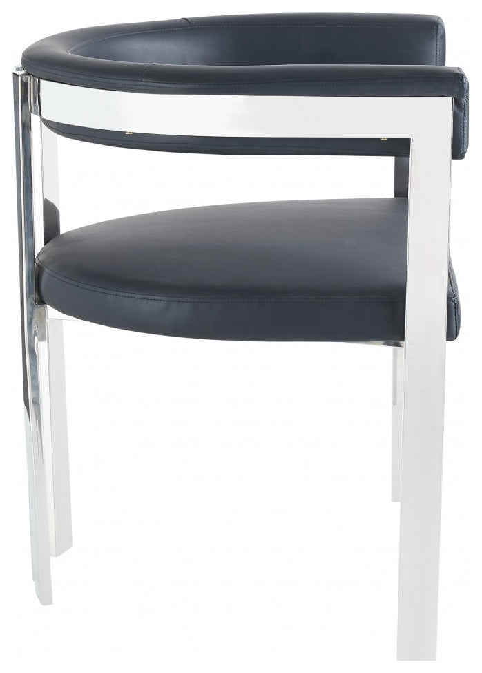 Black Silver Dining Chair