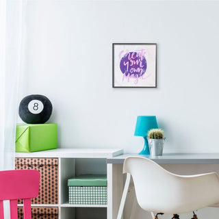 Create Your Own Magic Purple Stars Inspirational Girls,1pc, each 12 x 12