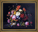 Severin Roesen Still Life with Birds Nest Framed Premium Canvas Print, 20"x25"
