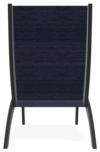 Dune Sling Stackable Outdoor Hydro-Lounge Chaise, Collect Indigo/Graphite