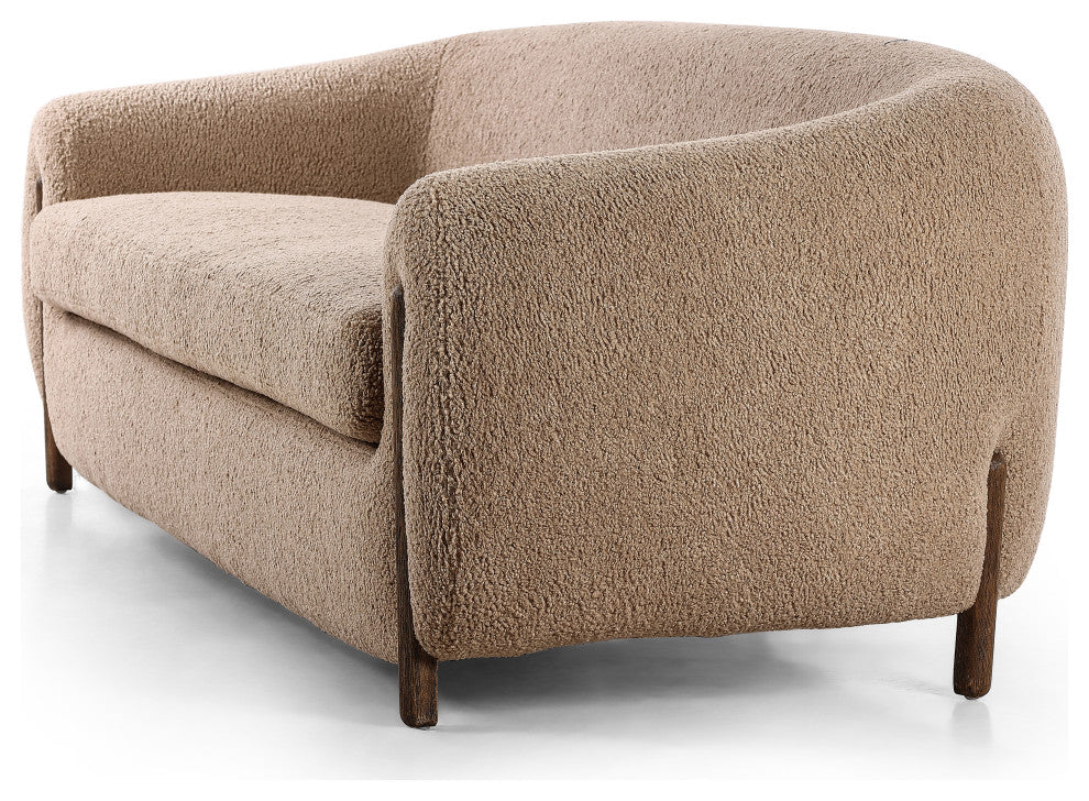 Lyla Sofa-86"-Sheepskin Camel
