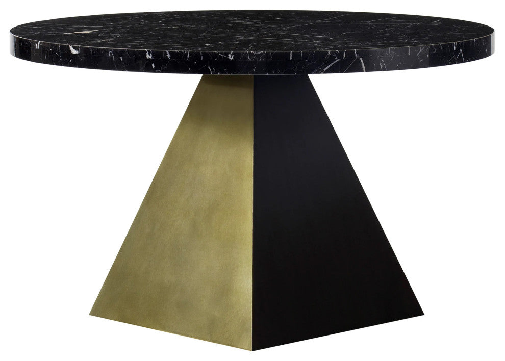 Sonder Living Louis Round Dining Table | Marble Top