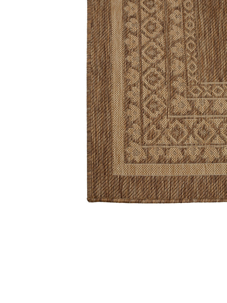 Outdoor Collection Oriental Accent Water Proof Rug, Neutral, 7'10"x10'