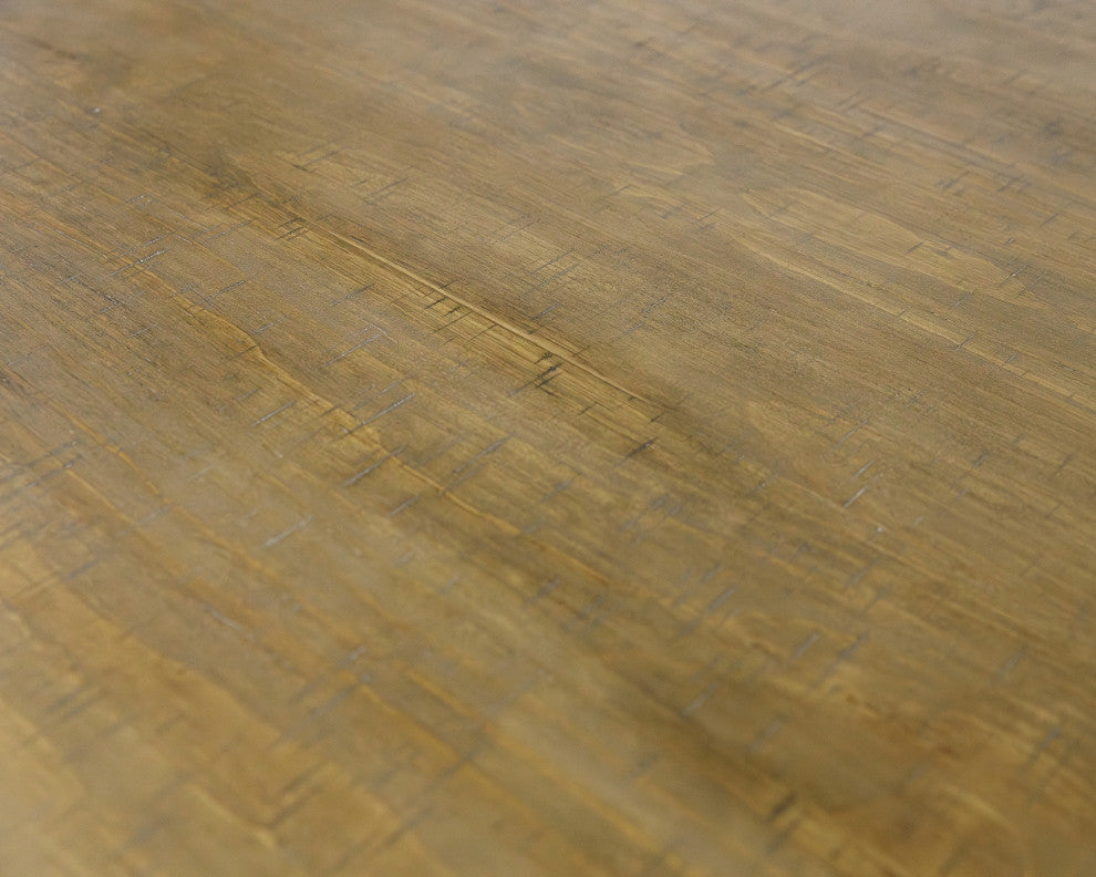 Modern Wood Counter Height Kitchen Dining Table, Brown