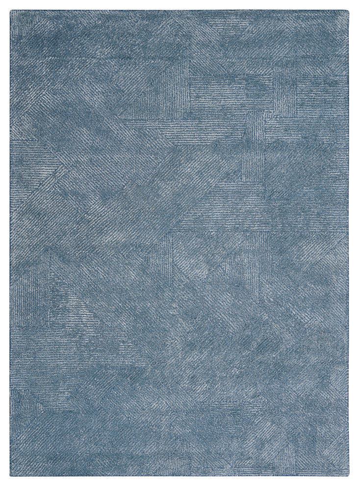 Michael Amini Ma30 Star 4' x 6' Blue Modern Indoor Area Rug