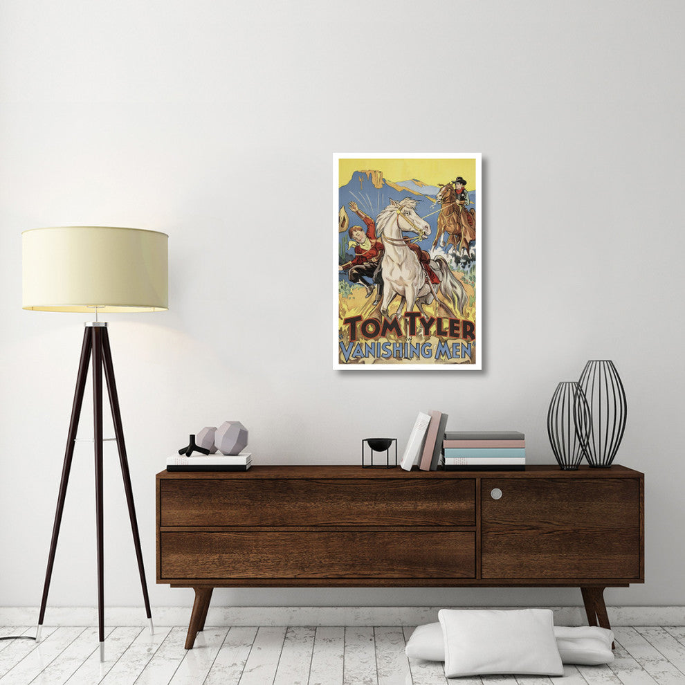 "Vintage Westerns: Vanishing men" Digital Paper Print, 26"x38"