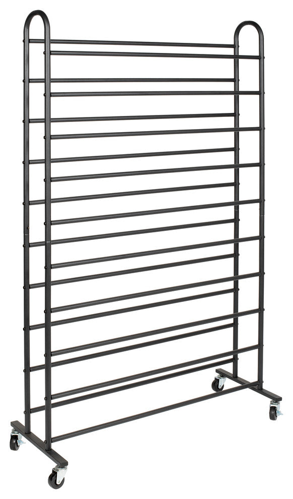 10 Tier Standing Shoe Rack, Black