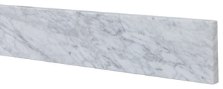 42" Backsplash, Carrara White