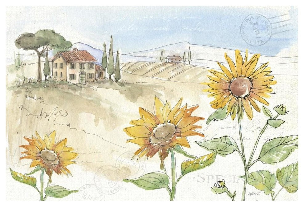 "Tuscan Elegance IV" Digital Paper Print by Anne Tavoletti, 20"x14"