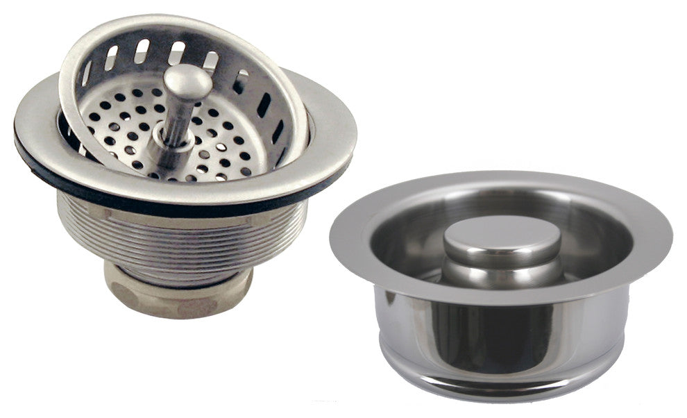 31.5" Undermount Stainless Steel 30/70 Double Bowl Kitchen Sink and Badger 5 Set