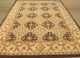 Hand-Tufted Wool Brown Traditional Oriental Khyber Rug, 7'9x9'9