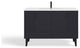The Avila Bathroom Vanity, Black, 48", Single Sink, Freestanding