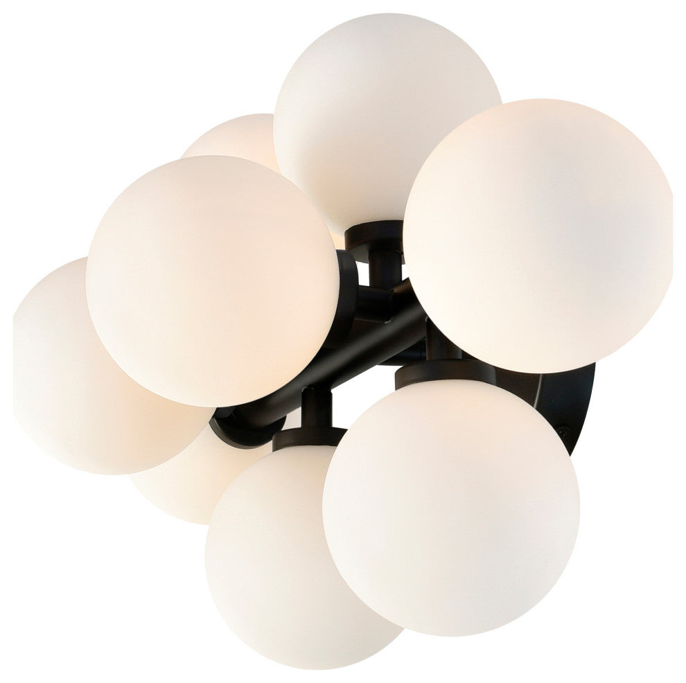Arya Wall Sconce, Black, 18 Inches