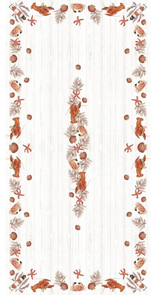 Laural Home Seafood Shack 70" X 144" Tablecloth