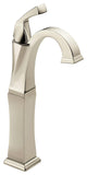 Delta Dryden Single Handle Vessel Bathroom Faucet, Polished Nickel, 751-PN-DST