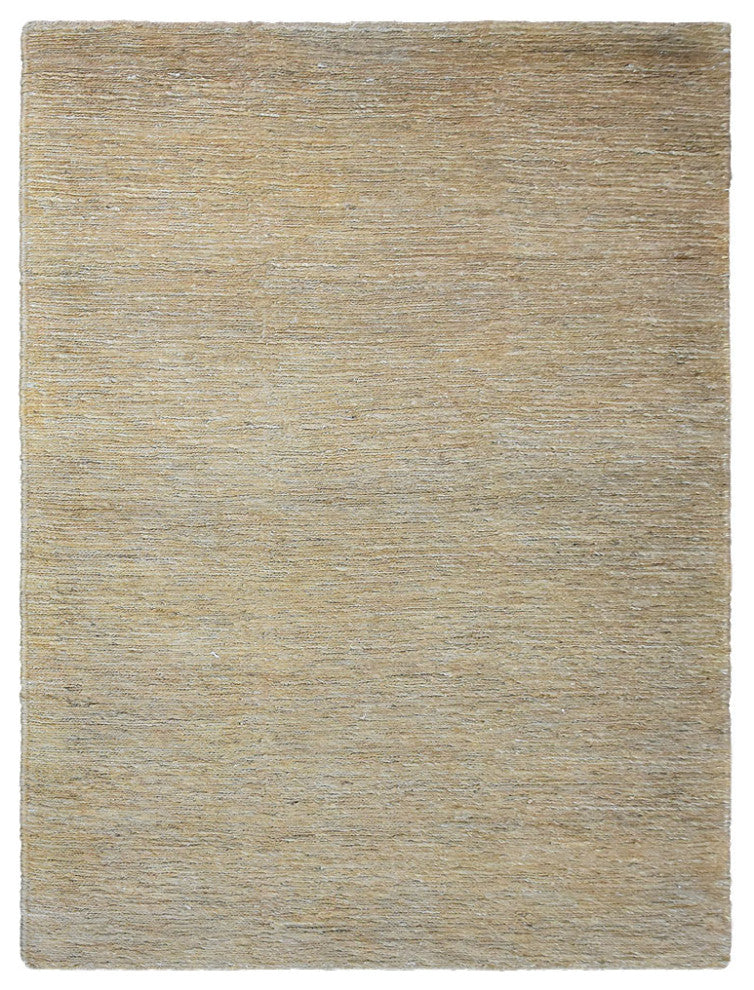 HAND WOVEN JUTE ECO-FRIENDLY SOLID AREA RUGS, Beige, Solid, Outdoor Indoor, [Rectangle] 9'x12'