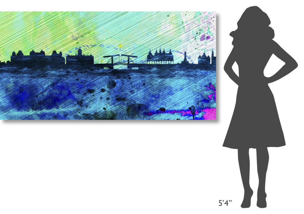 "Amsterdam City Skyline" Fine Art Print