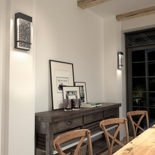 Artika Skyler Integrated LED Outdoor Wall Light, Black