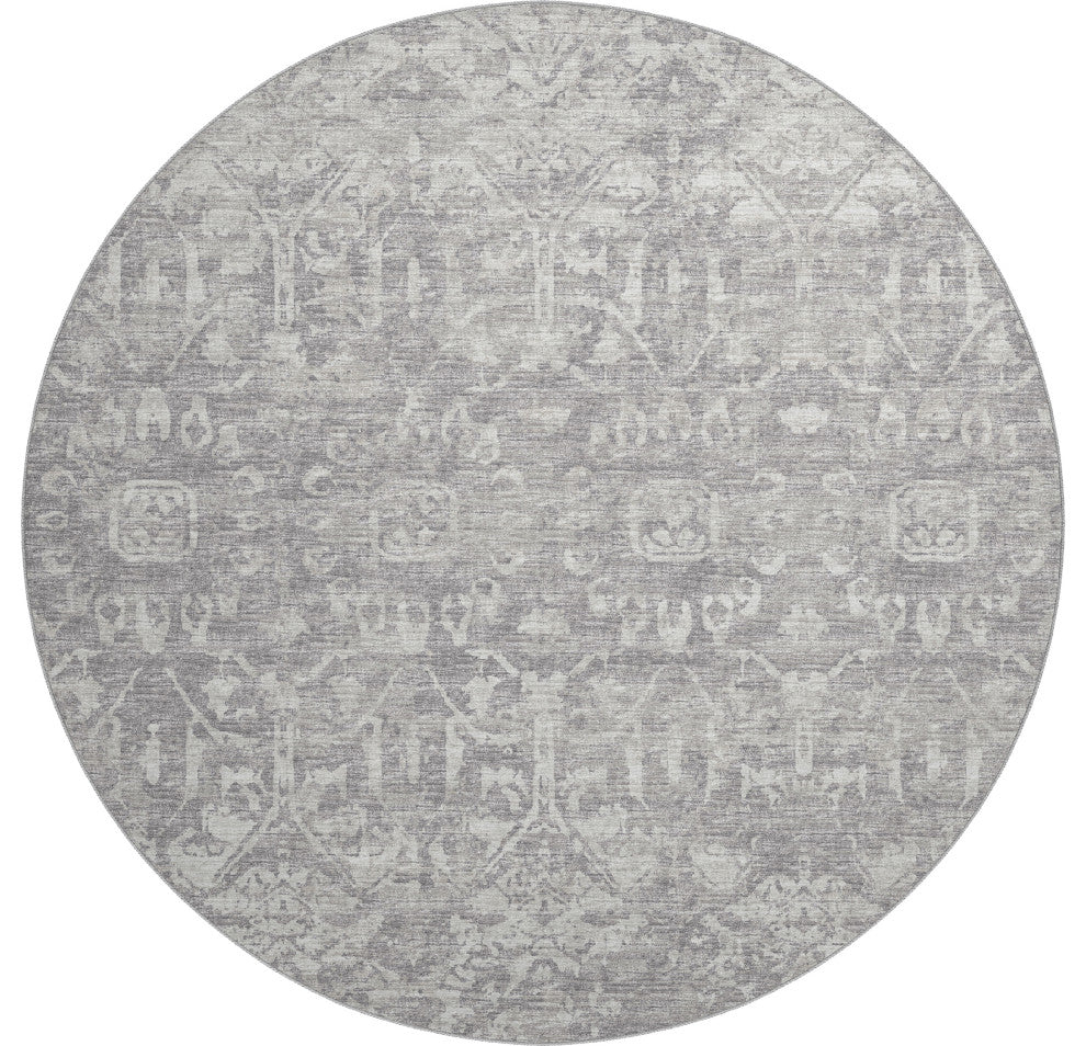 Aberdeen AB1 Flannel 8' x 8' Round Rug